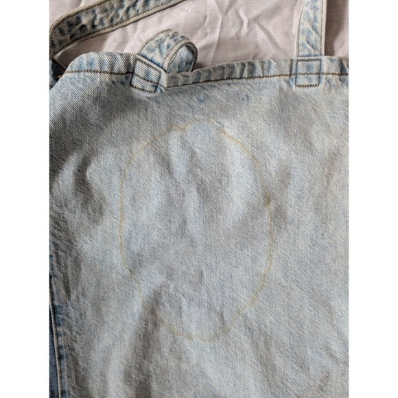 American Eagle Outfitters Denim Smiley Yin Yang Tote Bag - Picture 5 of 7